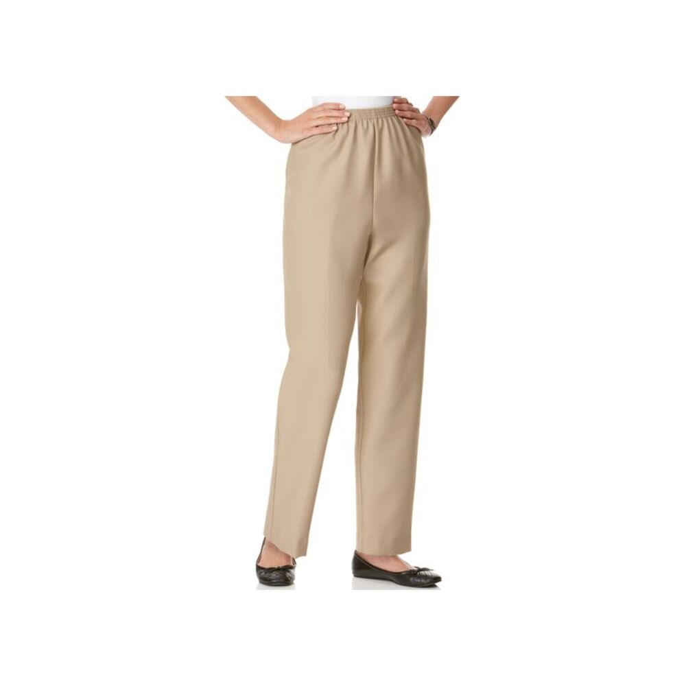 Alfred Dunner Classics Pull-On Straight-Leg Pants